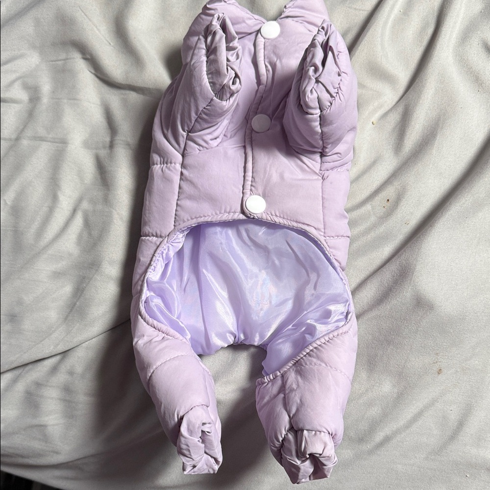 Lavender Dog Footies